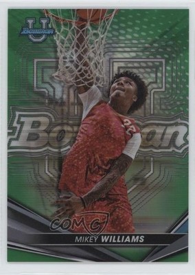 2022-23 Bowman U Best Green Refractor /99 Mikey Williams #71 8d2