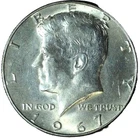 1967 KENNEDY HALF DOLLAR - 40% SILVER - HIGHER GRADE - H$K 503