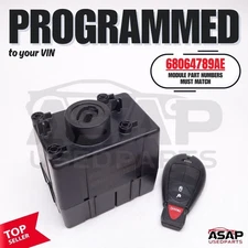 ⚡ VIN PROGRAMMED WIRELESS IGNITION NODE RECEIVER & KEY CHRYSLER DODGE 68064789AE