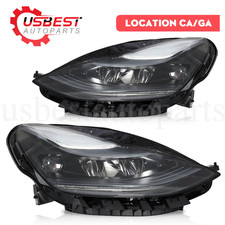 Proyector LED Matriz Faros Conductor y Pasajero Para Tesla Modelo 3 Y 2021-2023