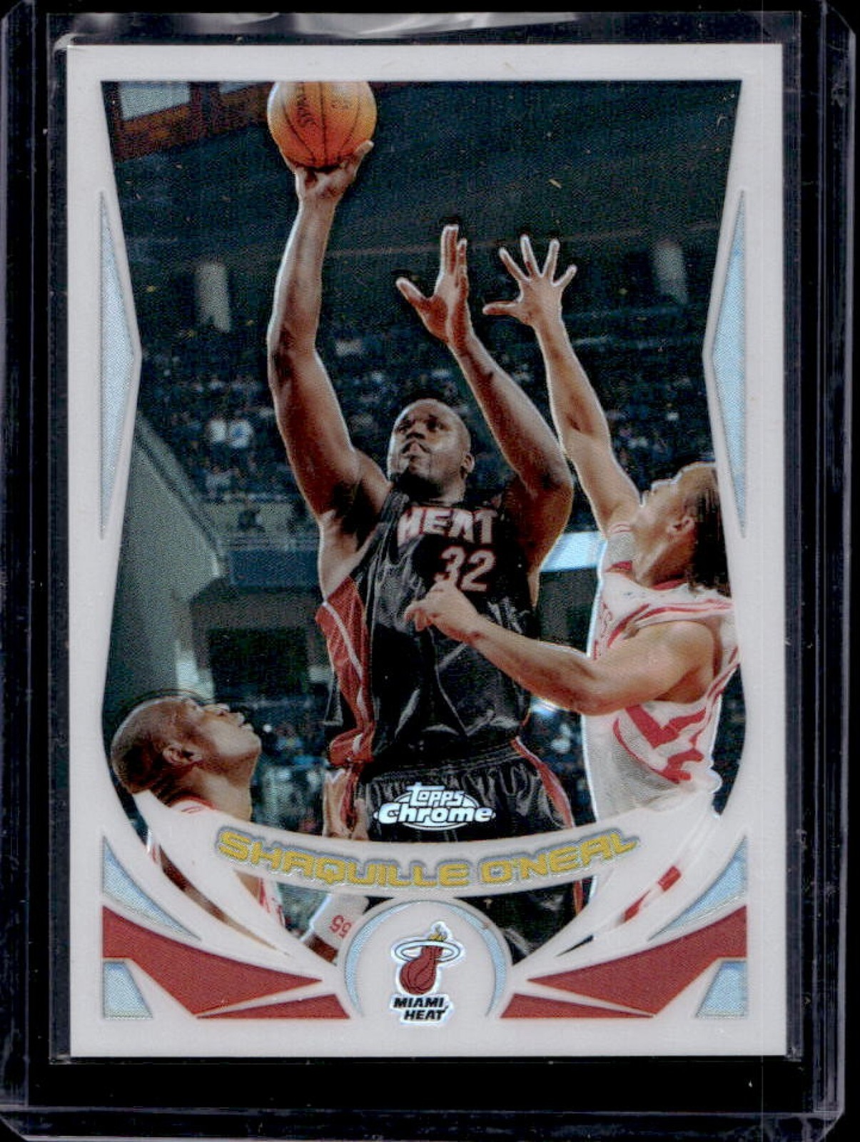 2004-05 Topps Chrome Shaquille O'Neal Refractor #158 Heat