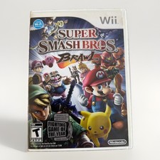 Super Smash Bros. Brawl Nintendo Wii 2008 Adult Owned Complete With Case/Manual