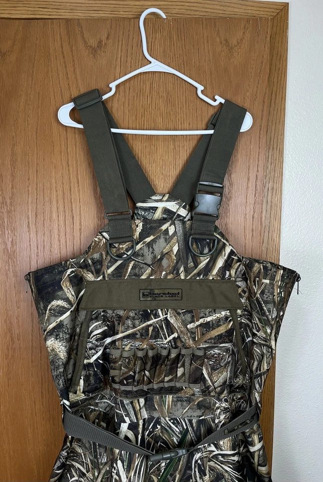 Banded Black Label Realtree Max-5 Camo Hunting Bib Pants YKK Zip Men Sz 10R VGC - Image 2 of 4