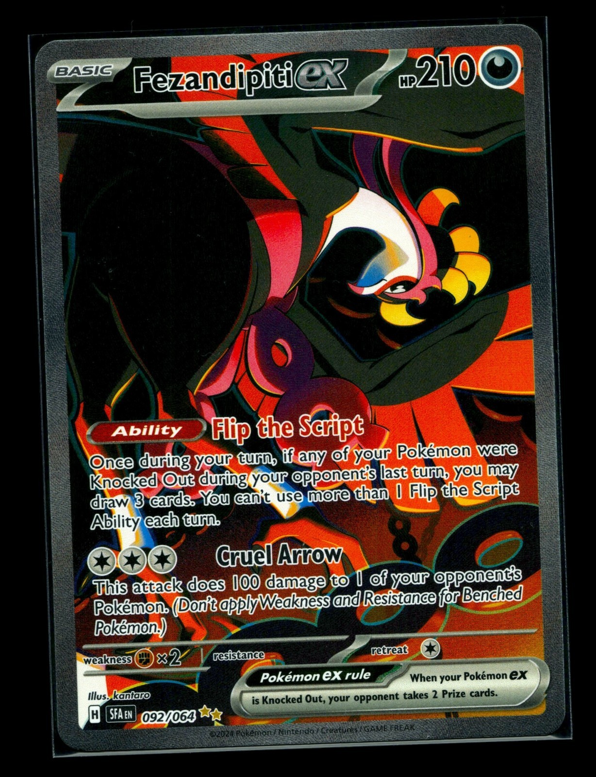 Fezandipiti ex Special Illustration Rare SV: Shrouded Fable 092/064 NM