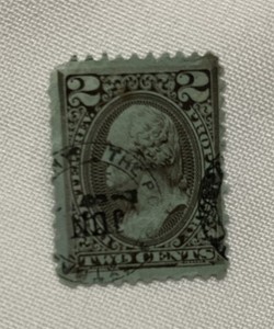 1875-81 Internal Revenue United States 2-cent proprietary revenue stamp