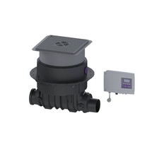 Kessel Rückstaupumpanlage Pumpfix F DN 125, Komfort Schaltgerät, schwarz 24125S