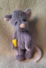 RAR: Viskose, 24 x 70 cm - Steiff-Schulte - grau - genial für Mäuse und Ratten