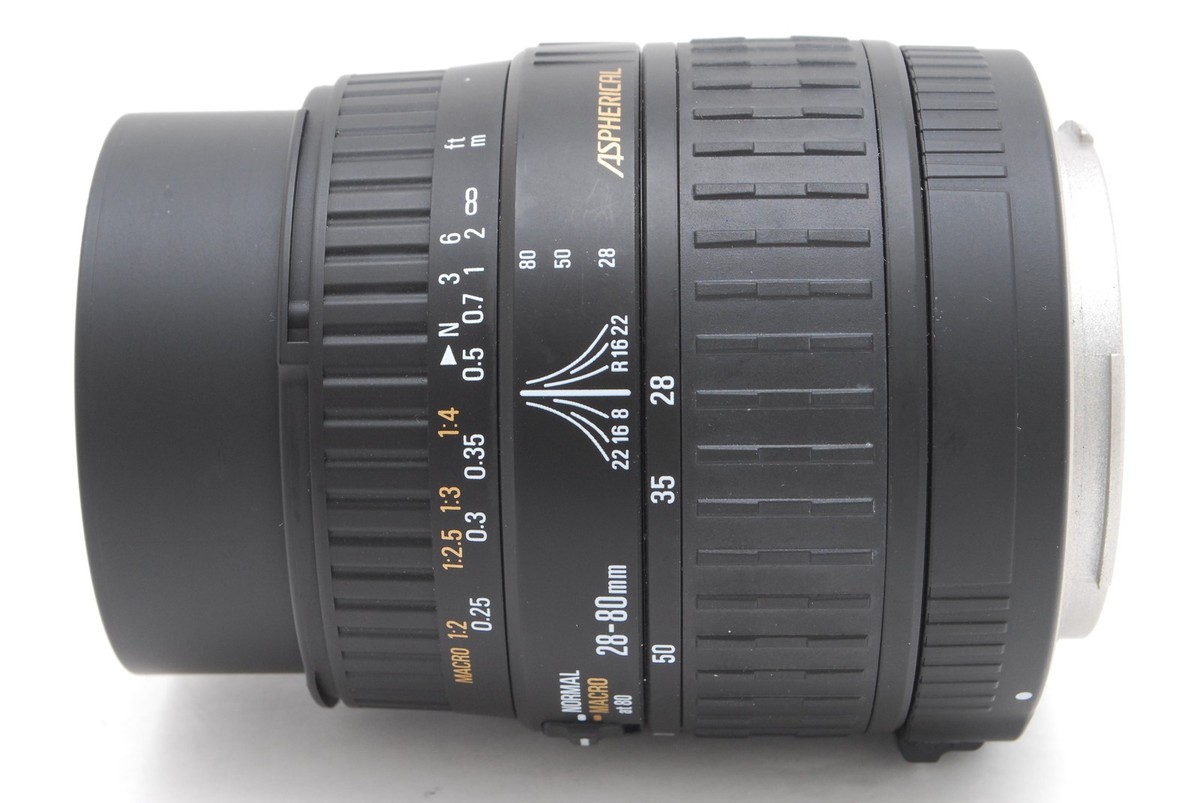 一眼レフレンズ、sigma zoom 28-80 SIGMA ZOOM 28-80 F3.5-5.6 MACRO AF故障ギア破損のジャンク
