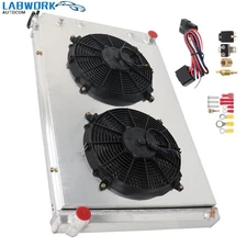 New 3 Row Radiator&Shroud Fan 1973-1987 For Chevy C/K C10 C20 C30 K10/K20 GMC