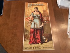 BRITANNIA Caddy Crate Label || Watson and McGill, Antique (TB3)