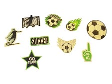 Lot Of 9 Soccer Iron On Patches