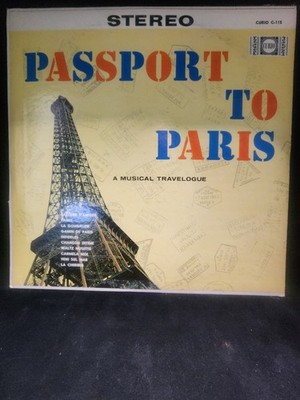 Passport To Paris A Travel Monologue Vinyl Record 12''