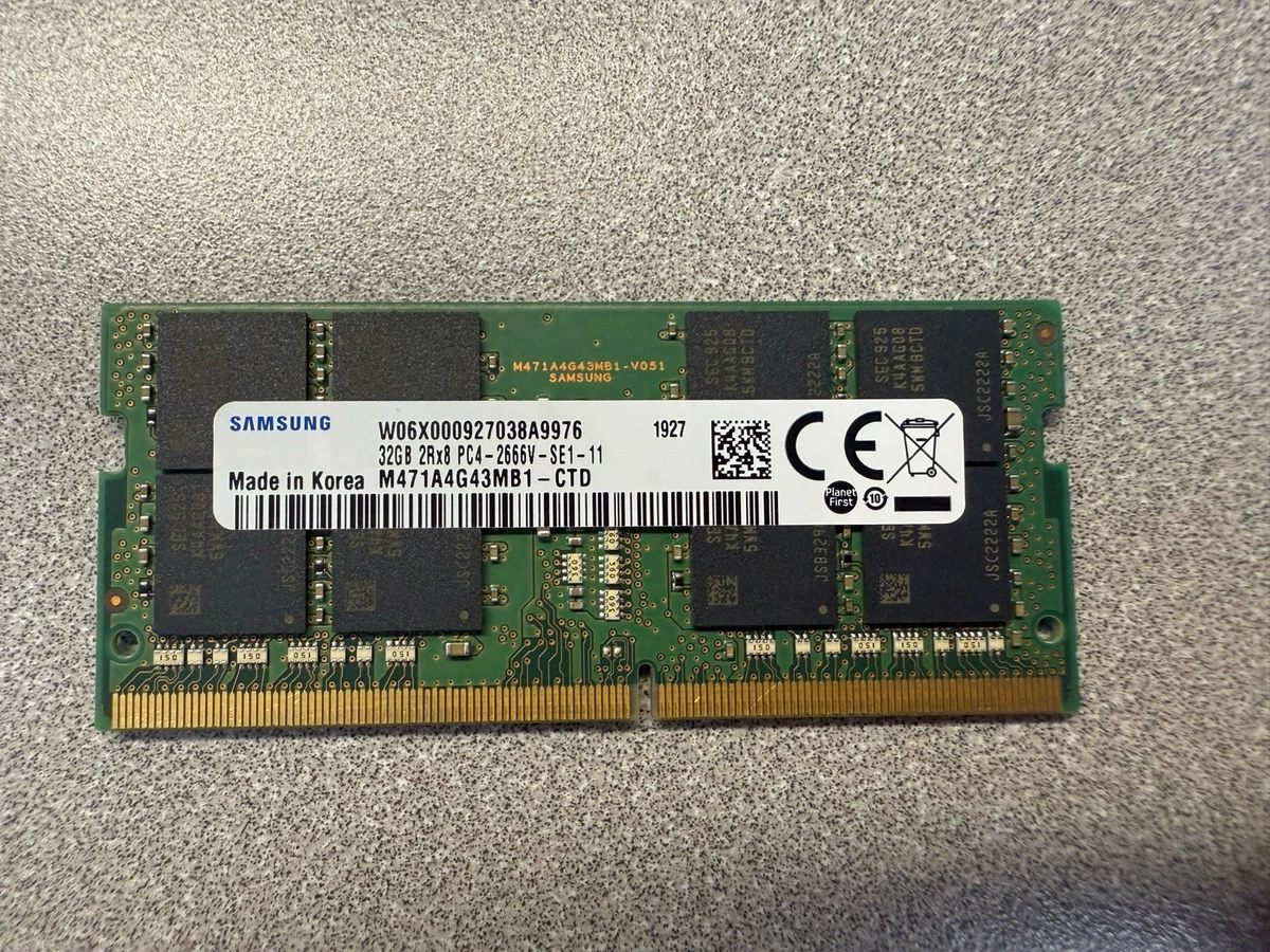 Samsung DDR4 SDRAM 32 GB Total Capacity Memory (RAM) for sale | eBay