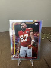 2025 topps chrome travis kelce chrome refractor RARE