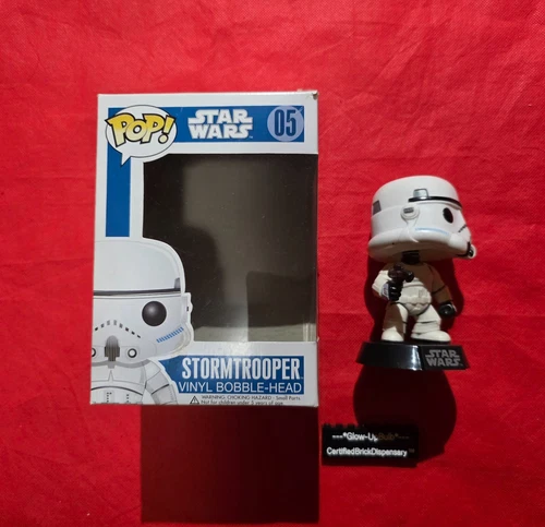 Funko Pop Star Wars #05 Stormtrooper Preowned with *Slight Discoloration*