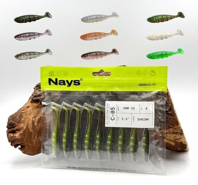 Nays VNM 35 3,5 Inch 8,9cm 4,5g Gummiköder Softbait Gummifisch Paddle Tail Köder
