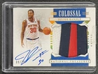 JULIUS RANDLE 2019 NATIONAL TREASURES COLOSSAL MATERIAL PRIME GU PATCH AUTO 9/25