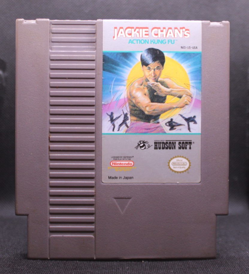Jackie Chan's Action Kung Fu (Nintendo NES, 1990) - Authentic, TESTED!