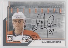 2013-14 ITG Decades 1990s Auto Silver Eric Desjardins #A-ED Auto s0w