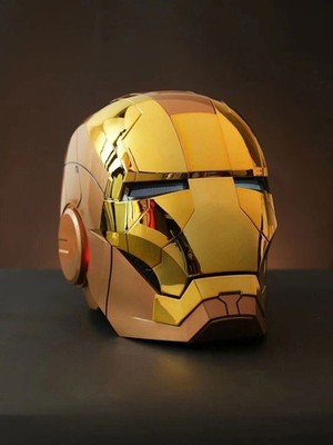 AUTOKING 1:1 Wearable JARVIS Voice Control Cosplay Iron Man MK5 Helmet Mask Gift