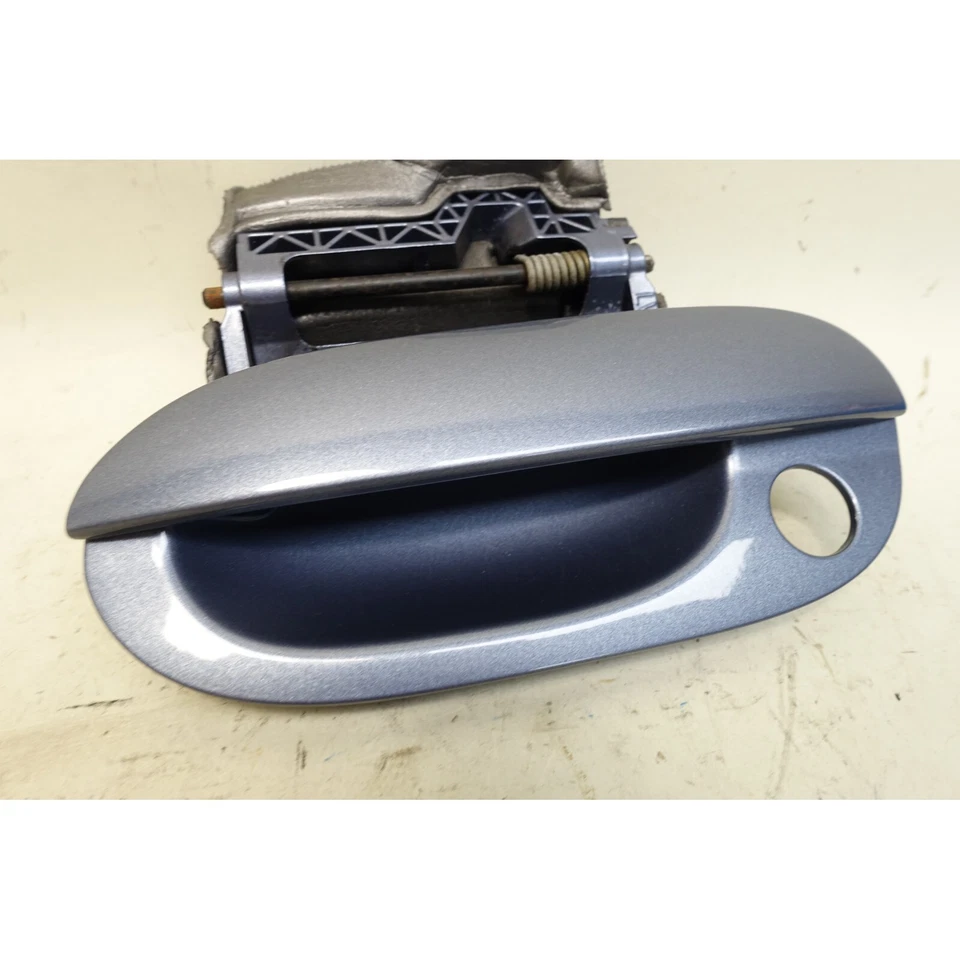 1997-2003 BMW E39 5-Series Plastic Left Front Ext Door Handle Steel Blue OEM - Image 4 of 4