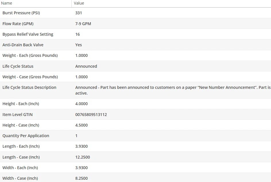 Filtro de aceite de motor OEM WIX para VOLVO V70 1998-1999 L5-2,3 L Foto 4 de 4