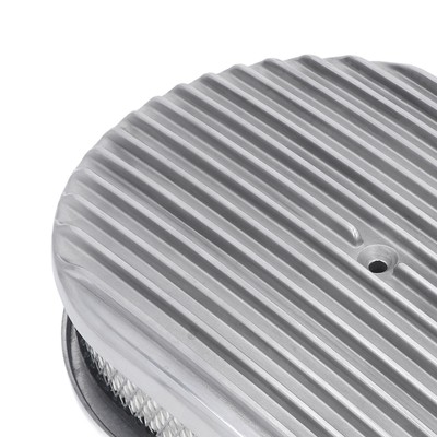 Universal Air Cleaner 12"x2 Oval Super Flow Thru Air Cleaner Washable SBC BBC For Chevy Ford Hot Rod 6 In Air Cleaner - Foto 1