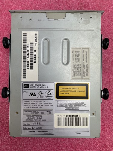 Toshiba (XM-4101B) 50-PIN SCSI 4X CD-ROM DRIVE - Picture 6 of 8