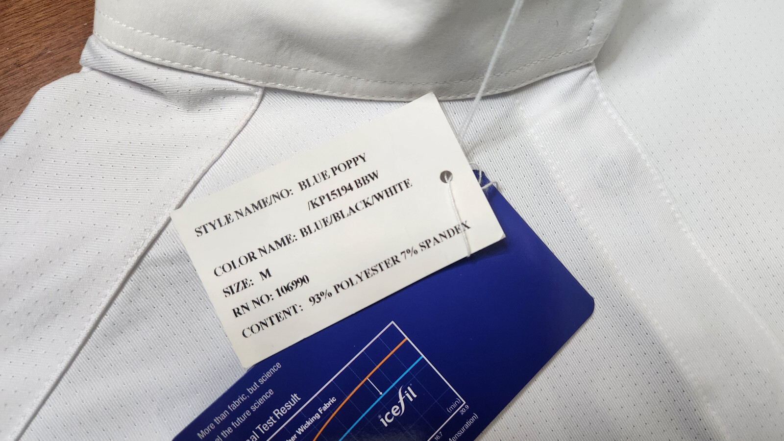 Tailored Sportsman, New, long sleeve show shirt, white, medium