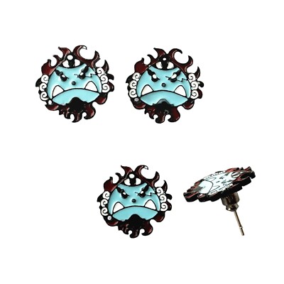 One Piece, Jimbei, Jolly Roger Stud Earrings