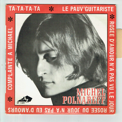 Michel POLNAREFF Vinyl 45T EP TA..-ROSEE D'AMOUR...-L..GITARRIST -AZ 1089