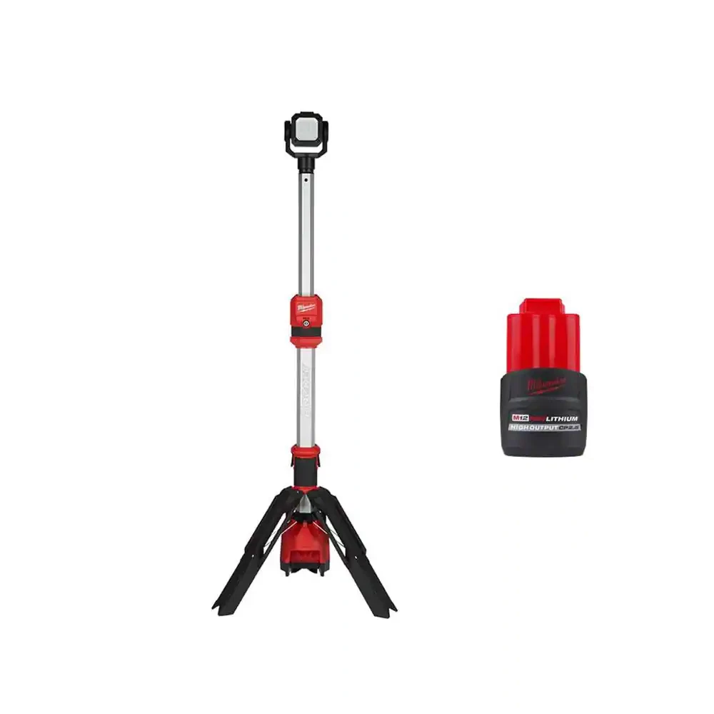 Milwaukee M12 12V Cordless 1400 Lumen ROCKET LED Stand Work Light