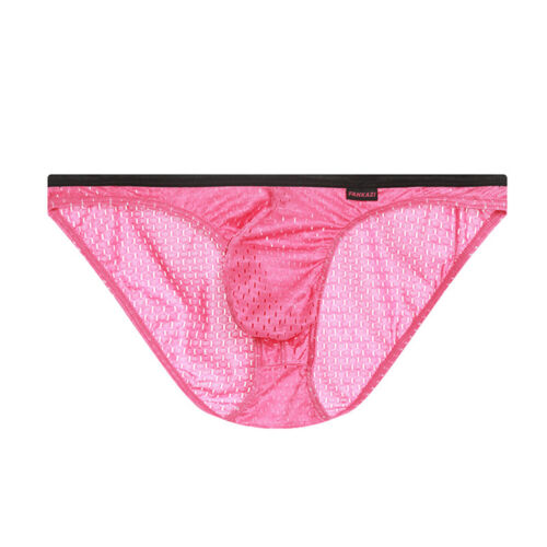 Men's Mesh Briefs Underwear Thong Sexy Low-rise Pouch Sports Bikini Underpants . - Picture 21 of 27