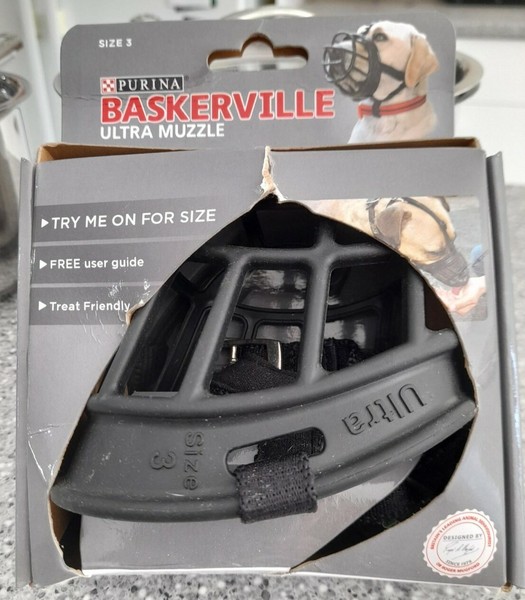 purina baskerville muzzle