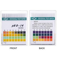 2 Boxes Strips Plastic Ph Test Strips Universal Ph 0-14 Litmus Test Paper US