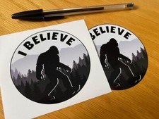 Bigfoot, I Believe Stickers - (Pair) UK SELLER