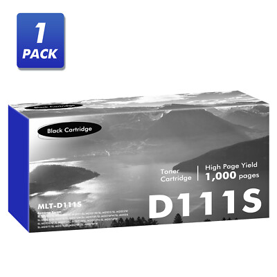 1PK Black MLT-D111S 111S Toner Cartridge Fit for Samsung Xpress SL-M2020 Printer