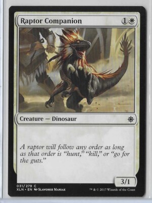 MTG Raptor Companion Ixalan (XLN) Common Magic Card #031/279 Unplayed