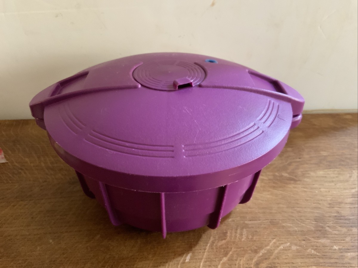 COOK'S ESSENTIALS PREPOLOGY QT MICROWAVE PRESSURE COOKER PURPLE