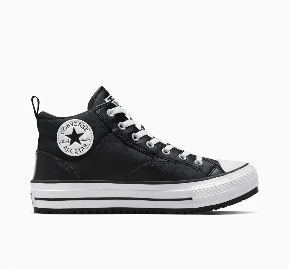 Converse boots black clearance leather
