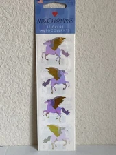 Opalescent Pegasus Sticker Greek Mythical Winged Divine Horse Card Making Unicor