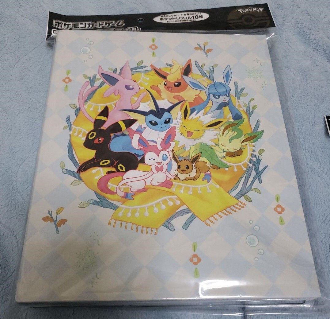 Pokemon Official Card Game Collection File Eevees Japanese NEW DHL
