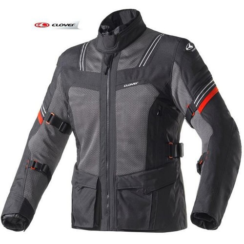 GIACCA MOTO INVERNALE DONNA CLOVER VENTOURING-3 AIRBAG WP NERO (TG.M) | eBay
