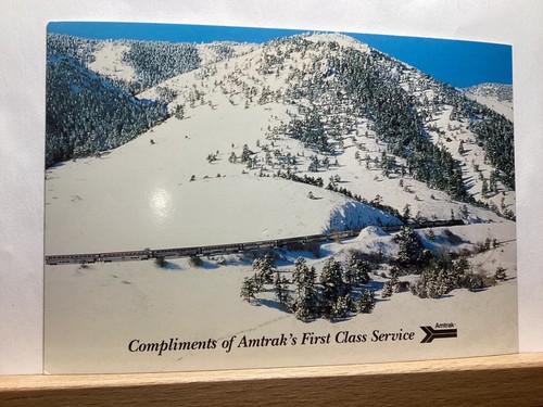Amtrak’s California Zephyr Traveling Through Coal Creek, CO: - Vintage Postkarte