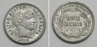 X1788  1916 Barber Dime, AU