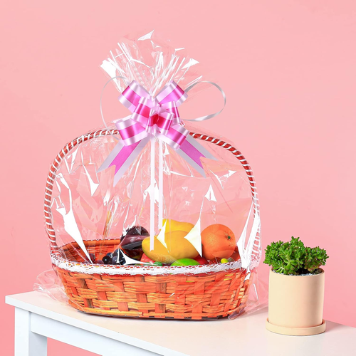 50 Packungen Große Zellophantüten 24" x 30" Klar Zellophan Geschenkkorb Verpackungen Extr - Bild 2 von 5
