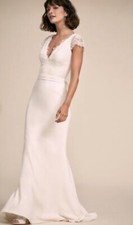 BRAND NEW, NEVER ALTERED BHLDN wedding dress, Size 6 (with dress bag)
