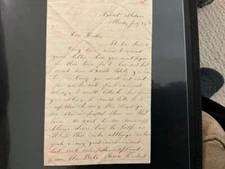 Union Soldier Ltr;  Horace H Tooley 123rd NYVI KIA Dallas Ga.  Post Gettysburg