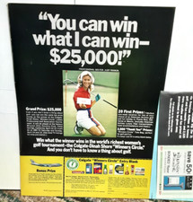 1973 Golfer Judy Rankin Colgate Winners Circle w coupons Original Print Ad 70s