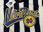 Vintage Rare 90’s University Of Notre Dame Striped T Shirt Large. Brand New — photo 2